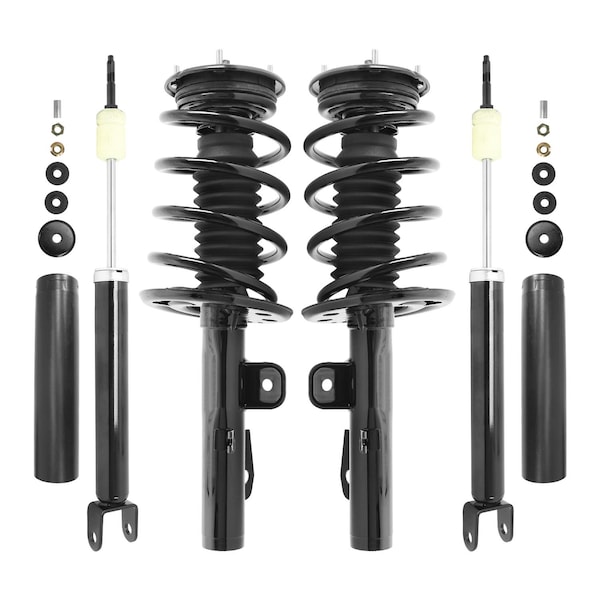 Unity 4-11545-252130-001 Front and Rear Complete Strut Assembly Shock Kit 4-11545-252130-001 - main